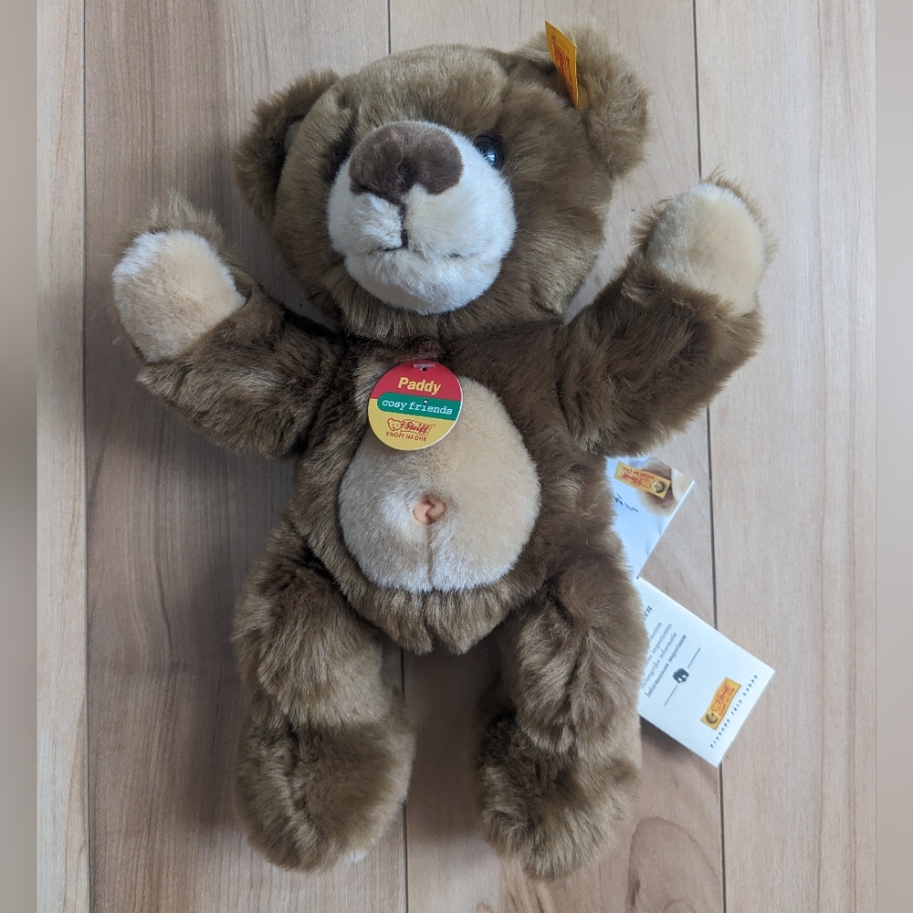 Steiff Classic Teddy Bear  Collectors Doll Stuffed German Toy 124549 Paddy